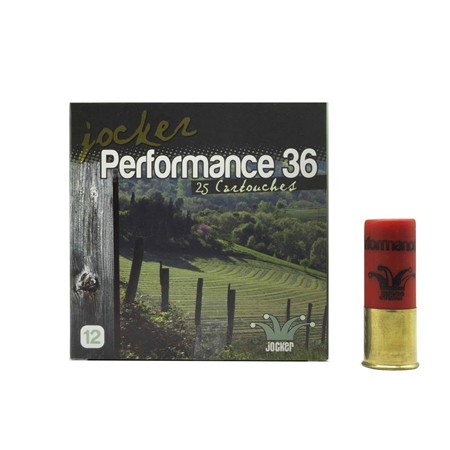 Cartouche De Chasse Jocker Performance - 36G - Calibre 12
