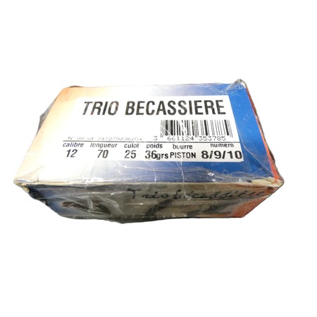 Cartouche De Chasse Jocker Trio Bécassière 36 - 36G - Calibre 12 - N°8,9,10