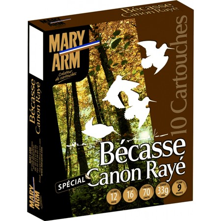 Cartouche De Chasse Mary Arm Bécasse Canon Rayé - 33G - Calibre 12