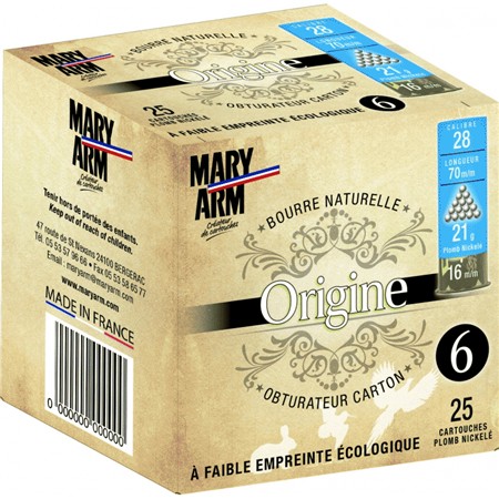Cartouche De Chasse Mary Arm Origine 21 Bg - 21G - Calibre 28