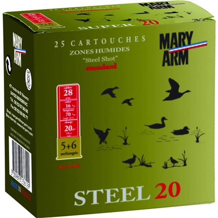 Cartouche De Chasse Mary Arm Steel 20 - 24Gr - Calibre 28