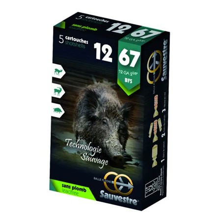 Cartouche De Chasse Sauvestre Sans Plomb Bfs - 20.6G - Calibre 12/67