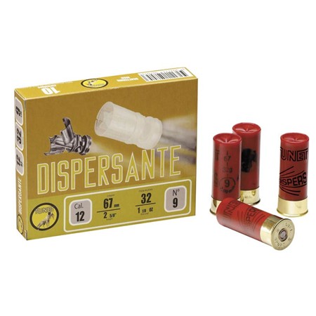 CARTOUCHE DE CHASSE TUNET DISPERS - 32G - CALIBRE 16