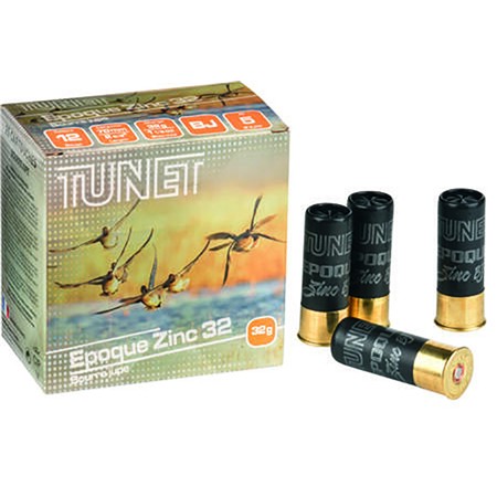 Cartouche De Chasse Tunet Epoque Zinc Etain 32 Bj - 32G - Calibre 12/70