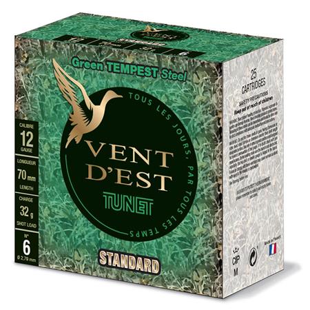 Cartouche De Chasse Tunet Green Tempest Std - 35G - Calibre 12/76