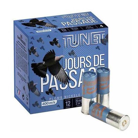 Cartouche De Chasse Tunet Jours De Passage Hp - 34G - Calibre 20