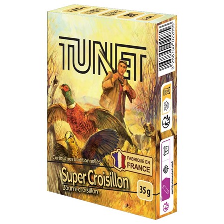 Cartouche De Chasse Tunet Super Croisillon 35 - 35G - Calibre 12