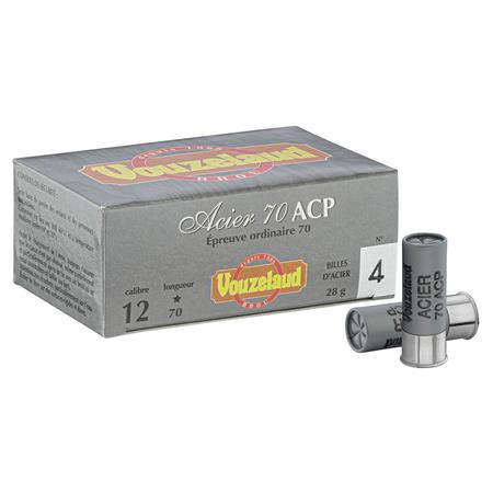 Cartouche De Chasse Vouzelaud Acier 70 Acp Hautes Performances - Calibre 12/70