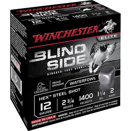 Cartouche De Chasse Winchester Blind Side - 46G - Calibre 12/89
