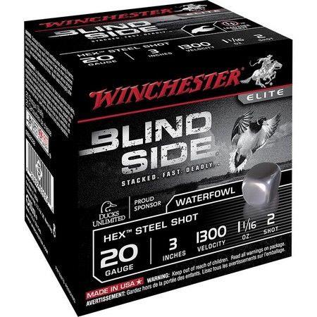 Cartouche De Chasse Winchester Blind Side Acier - 30G - Calibre 20
