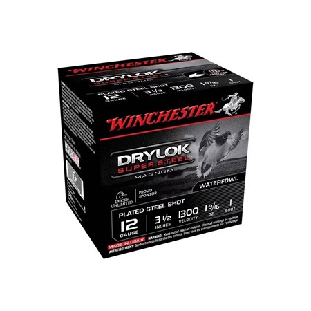 Cartouche De Chasse Winchester Drylok Acier - 33G - Calibre 12