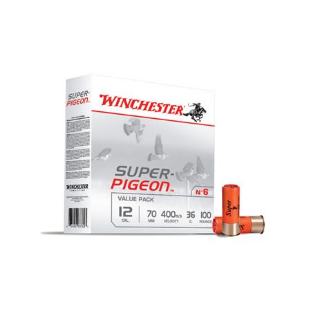 CARTOUCHE DE CHASSE WINCHESTER PACK SUPER PIGEON - 36G - CALIBRE 12