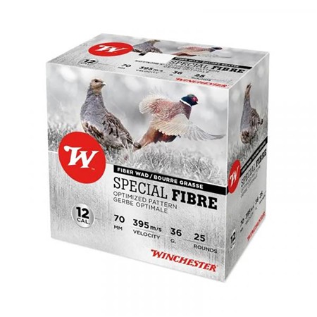 Cartouche De Chasse Winchester Spécial Fibre - 32G - Calibre 12/70