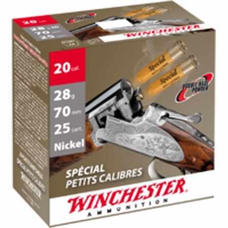 Cartouche De Chasse Winchester Spécial Chasse Nickelé - 28G - Calibre 20