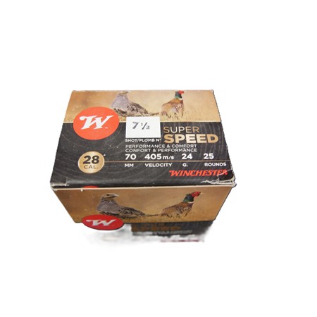 Cartouche De Chasse Winchester Super Speed Generation 2 - 24G - Calibre 28/70 - Plomb 7.5