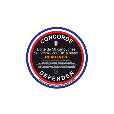 Cartouches À Blanc Concorde Defender - Calibre 9Mm