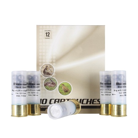 Chevrotine Brenneke Black Stars Buckshot - 34G - Calibre 12