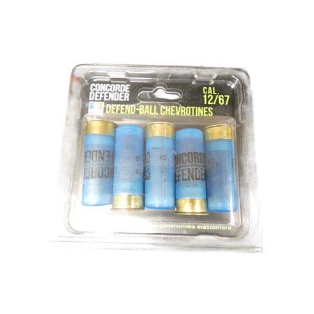 Chevrotine Concorde Defender Mini Defend Ball Elastomere - Calibre 12/67 - Md0422