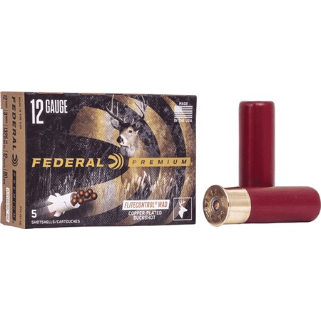 Chevrotine Federal Cuivrées Longue Distance - 9Gr - Calibre 12/70