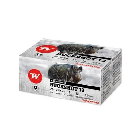 Chevrotine Winchester Buckshot Bourre Bior - 12G - Calibre 12