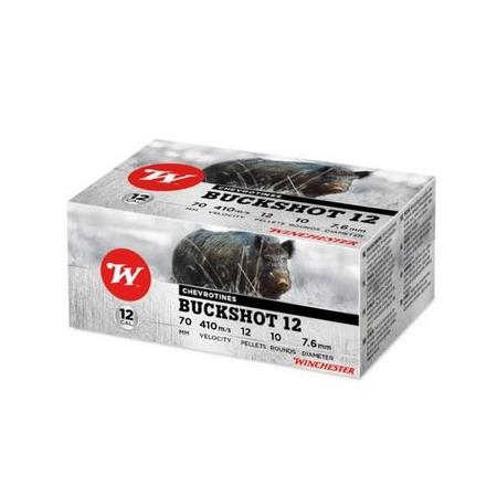 Chevrotine Winchester Buckshot Bourre Bior - 27G - Calibre 12