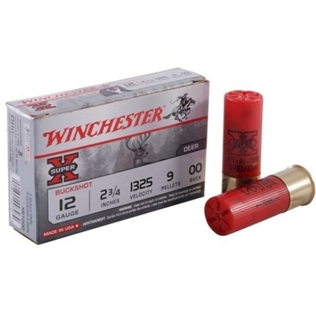 Chevrotine Winchester Buckshot Super X - 18G - Calibre 12