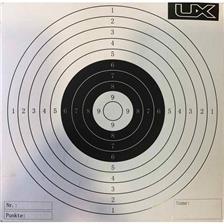 100 cibles en carton UX 14x14 - Armurerie Centrale