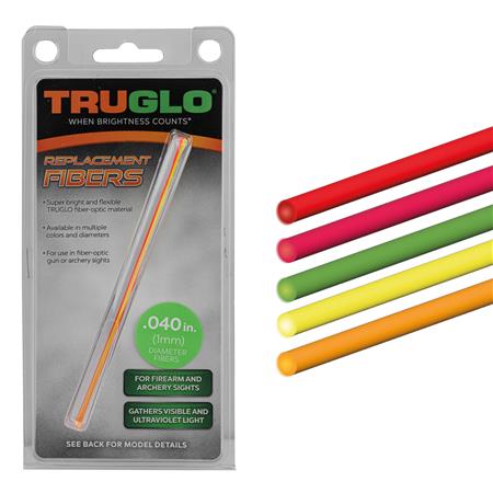 FIBRES OPTIQUES TRUGLO FLUO MONOCOLORE ASSORTIES - PAR 5