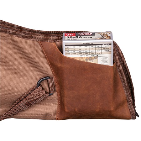 FOURREAU FUSIL COLOMBI SPORTS TOILE MARRON ET CUIR
