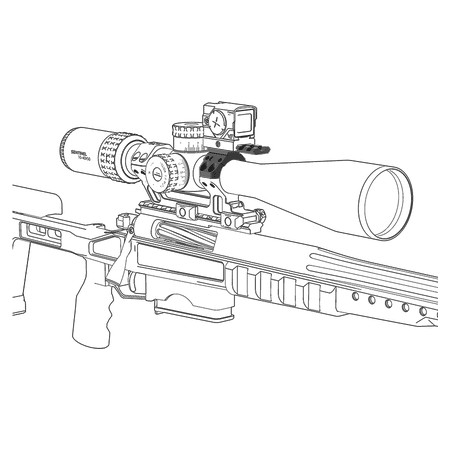 KIT MONTAGE VECTOR OPTICS X-ACCU 30MM 6 TROUS