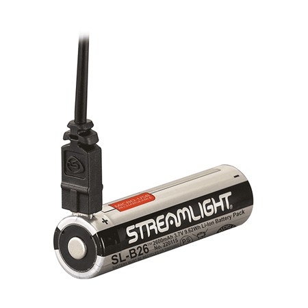 LAMPE TACTIQUE STREAMLIGHT POLYTAC X  AVEC BATTERIE 18650 USB ET CORDON