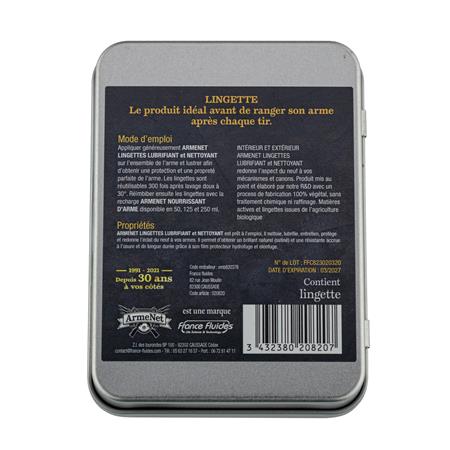 LINGETTES LUBRIFIANTES ET NETTOYANTES ARMAESTRIA