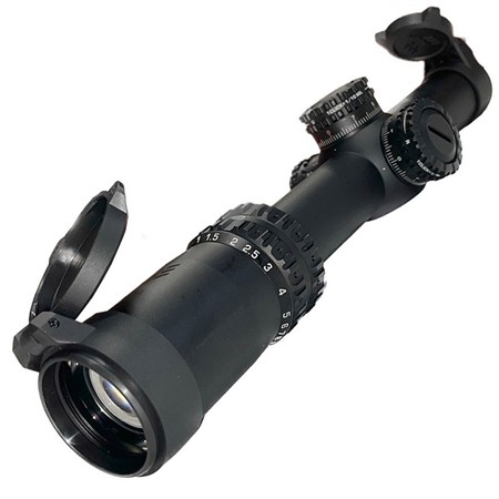 Lunette De Visée 1-6X24 Swampfox Warhorse Ffp Rouge Ir Mil