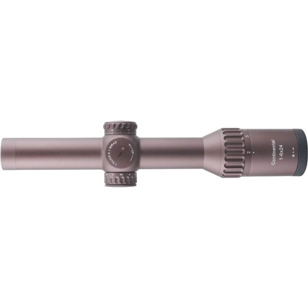 LUNETTE DE VISÉE 1-6X24 VECTOR OPTICS CONTINENTAL SFP RET BDC COYOTE