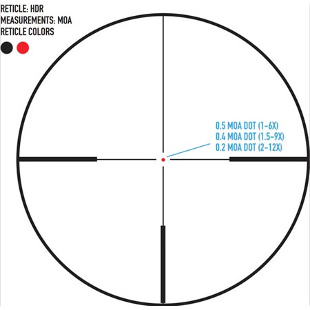 LUNETTE DE VISÉE 2-12X50 SIGHT MARK PRESIDIO