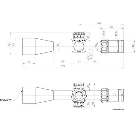 LUNETTE DE VISÉE 5-25X56I KAHLES K525I REFINED