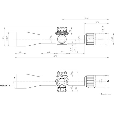 LUNETTE DE VISÉE 5-40X56I KAHLES K540I REFINED