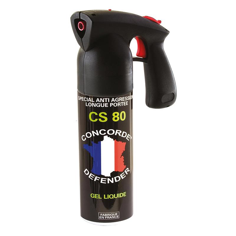 Bombe lacrymogène gel CS - 25 ml - Armurerie Loisir