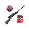 Carabine À Air Comprimé Gamo Black Bear - Carabine + Lunette 4X32 + Plombs + Cibles