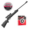 Carabine À Air Comprimé Gamo Big Cat 1000E - Carabine + Lunette 4X32 + Plombs + Cibles