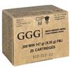 Balles Ggg Fmj - 147Gr - Calibre 308 Winchester - Par 20 - Calibre 308 Winchester - 147Gr