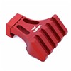 Adaptateur Warne Aluminium Picatinny Latéral 45 Degrès - Rouge