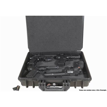 MALLETTE ATLAS DEFENSE CONTRACTOR SECURISEE 6 PISTOLETS