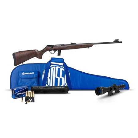 Pack Carabine 22 Long Rifle Rossi 8122 Bois M Standard 4X32