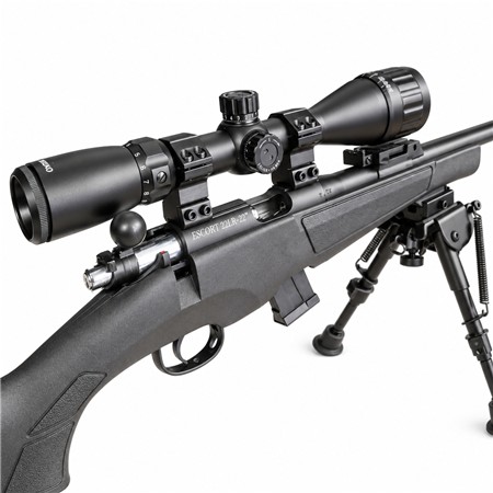 PACK CARABINE 22LR HATSAN + LUNETTE 4-16X42 + BIPIED