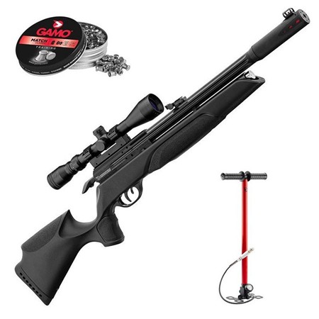 PACK CARABINE À AIR COMPRIMÉ GAMO ARROW PCP - CALIBRE 5.5