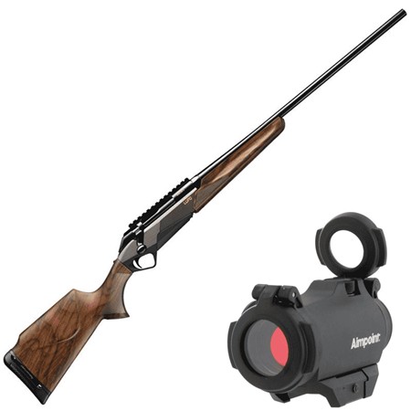 Pack Carabine À Verrou Benelli Lupo Wood + Point Rouge Aimpoint Micro H2