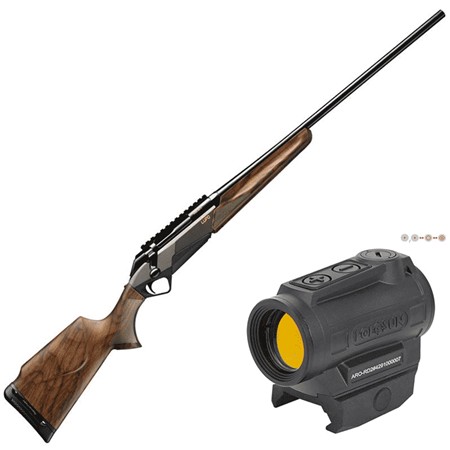 Pack Carabine À Verrou Benelli Lupo Wood + Point Rouge Holosun Aro