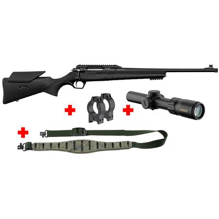 Pack Carabine À Verrou Impala Plus Monza 308 + Lunette Microdot Battue
