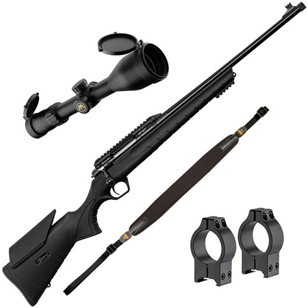 Pack Carabine À Verrou Istanbul Silah Monza + Lunette D'affût 3-12X56 + Colliers De Montage + Bretelle + Fourreau
